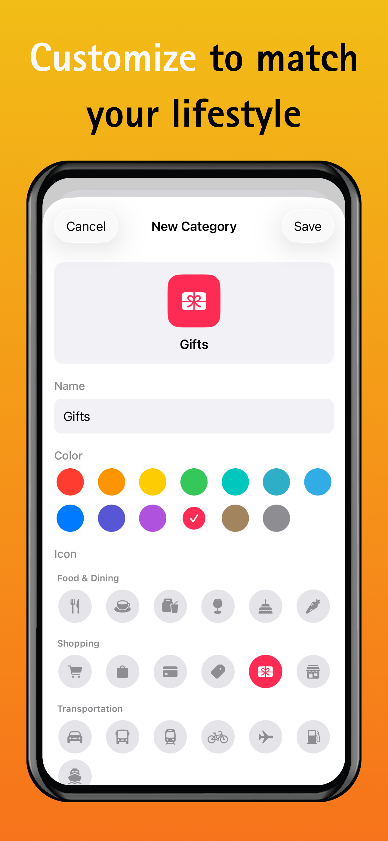 EZ Expense Categories